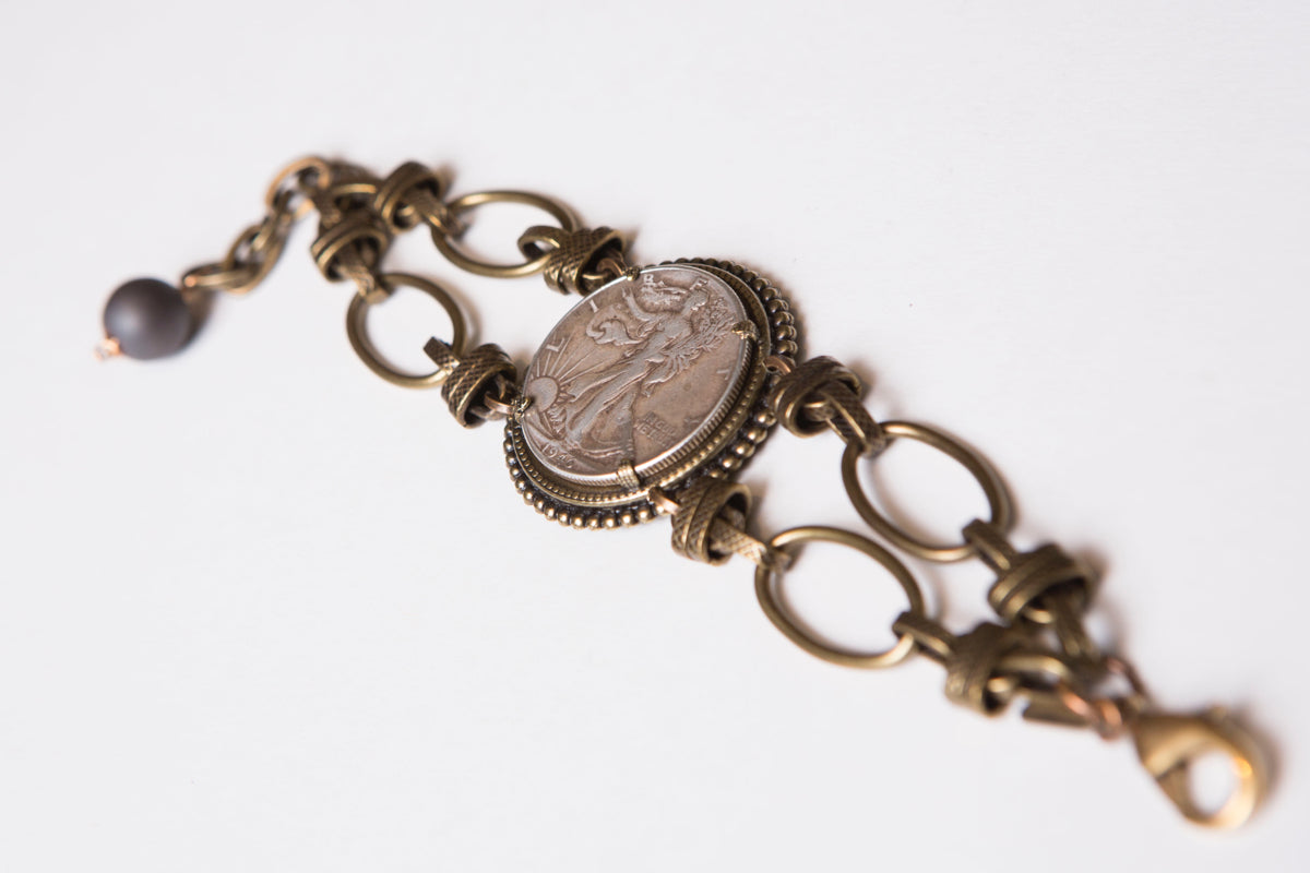 Vintage Coin Bracelet