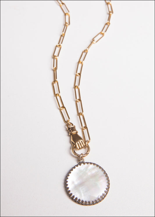 Pearl &  Gold Necklace