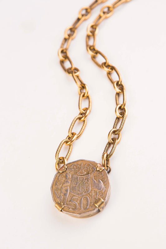 Vintage Coin Necklace