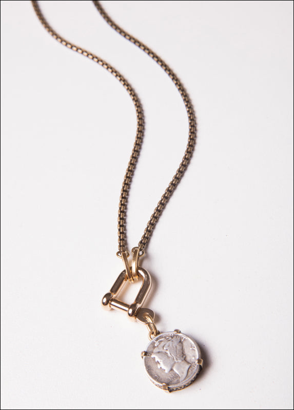Vintage Coin Chain Necklace
